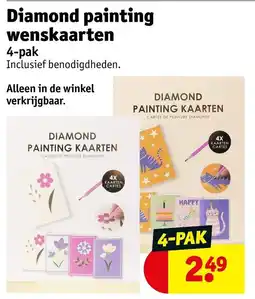 Kruidvat Diamond painting wenskaarten aanbieding