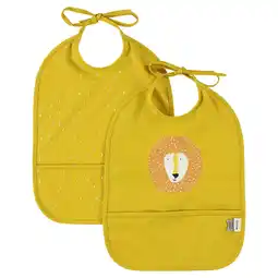 Wehkamp Trixie afwasbaar slabbetje - Mr. Lion (set van 2) aanbieding