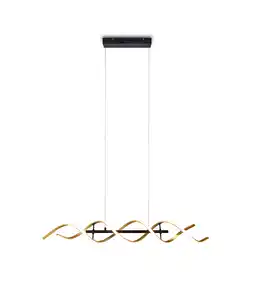 Wehkamp TRIO SEQUENCE - Hanglamp - Goud - incl. 1x SMD 45 W aanbieding