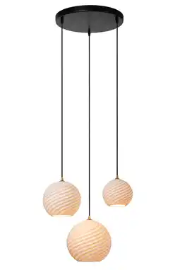 Wehkamp Lucide BINA - Hanglamp - Ø 40 cm - 3xE27 - Wit aanbieding