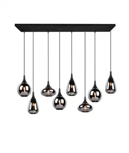 Wehkamp TRIO LUMINA - Hanglamp - Zwart mat - excl. 8x E14 2 W aanbieding