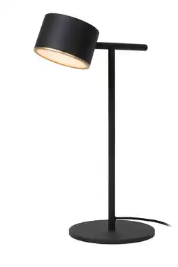 Wehkamp Lucide GIAN - Tafellamp - LED Dimb. - 1x9W 2700K - Zwart aanbieding