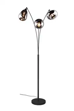 Wehkamp TRIO LUMINA - Vloerlamp - Zwart mat - excl. 3x E14 2 W aanbieding