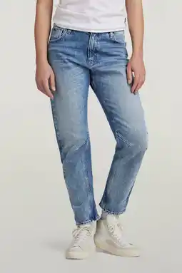Wehkamp G-STAR mom jeans medium blue denim aanbieding