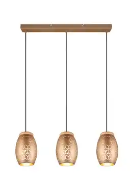 Wehkamp REALITY BIDAR - Hanglamp - Mokka - excl. 3x E27 4 W aanbieding