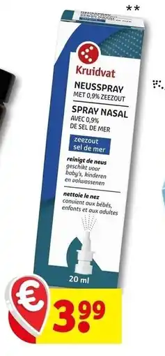 Kruidvat Kruidvat neusspray aanbieding