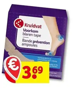 Kruidvat Kruidvat voorkom blaren tape aanbieding