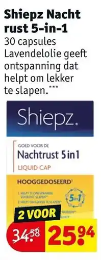 Kruidvat Shiepz Nacht rust 5-in-1 aanbieding