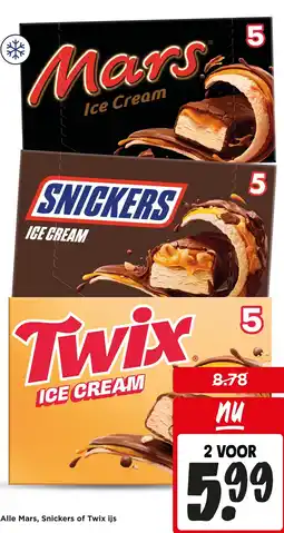 Jumbo Twix Ice Cream aanbieding