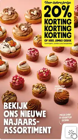 Jumbo Op vers jumbo gebak aanbieding