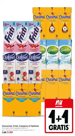 Jumbo Chocomel, Fristi, Campina of Optimel aanbieding