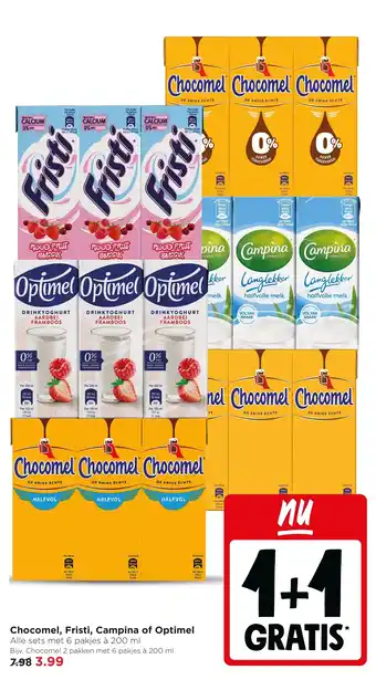 Chocomel, Fristi, Campina of Optimel
