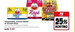 Jumbo Desperados, Amstel Radler of Amstel Rosé aanbieding