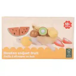 Kruidvat Houten Fruit Snijset aanbieding
