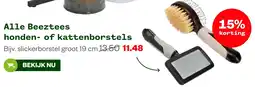 Welkoop Alle Beeztees honden of kattenborstels aanbieding