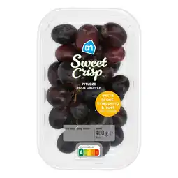 Albert Heijn AH Sweet crisp pitloze rode druiven aanbieding