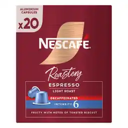 Albert Heijn Nescafé Roastery espresso light decafe capsules aanbieding