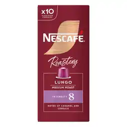 Albert Heijn Nescafé Roastery lungo medium roast capsules 10 aanbieding
