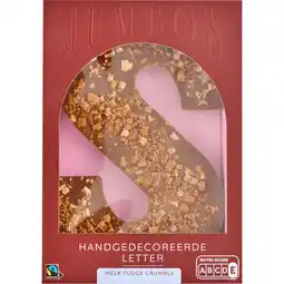Jumbo Jumbo's Chocoladeletter Melk Fudge Crumble 220 g aanbieding