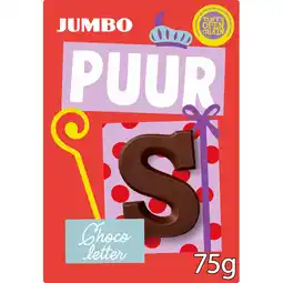 Jumbo Jumbo Puur Chocoletter S 75 g aanbieding