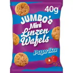 Jumbo Jumbo's Mini Linzenwafel Paprika 40 g aanbieding