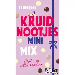 Jumbo Jumbo Kruidnootjes Mini Mix Melk- en Witte Chocolade 300 g aanbieding