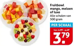 Hoogvliet Fruitbowl mango, meloen of luxe aanbieding