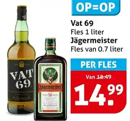 Hoogvliet Vat 69 of Jägermeister aanbieding