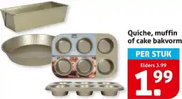 Hoogvliet Quiche, muffin of cake bakvorm aanbieding