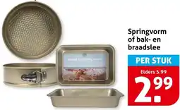 Hoogvliet Springvorm of bak en braadslee aanbieding