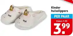 Hoogvliet Kinder huisslippers aanbieding