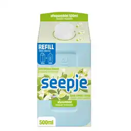 De Online Drogist Seepje Afwasmiddel Refill Tintelfrisse Limoen aanbieding