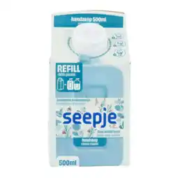 De Online Drogist Seepje Handzeep Refill Eucalyptus en Rozemarijn aanbieding