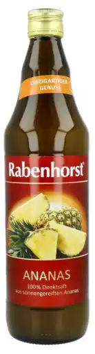 De Online Drogist Rabenhorst 100% Ananas Sap 750ML aanbieding