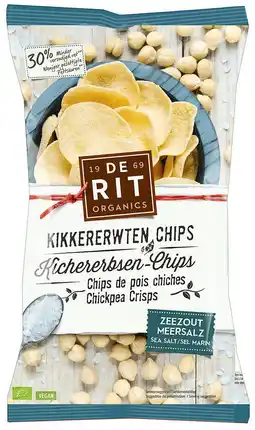 De Online Drogist De Rit Kikkererwten Chips Zeezout 75GR aanbieding