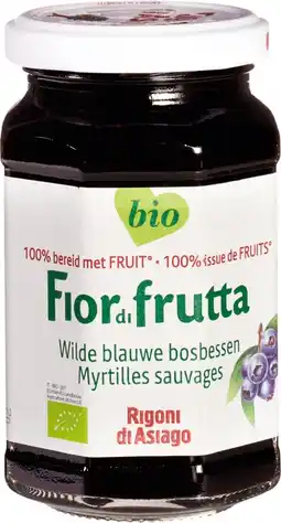 De Online Drogist Fiordifrutta Jam Wilde Blauwe Bosbessen 250GR aanbieding