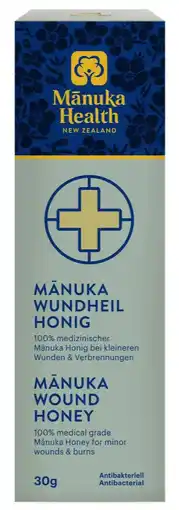 De Online Drogist Manuka Health Wondhelende Honing 30GR aanbieding