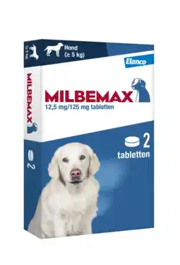 De Online Drogist Milbemax Ontwormen Hond Groot Tabletten 2TB aanbieding