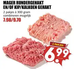 De Boerenschuur mager rundergehakt en/of kip/kalkoen gehakt aanbieding