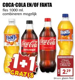 De Boerenschuur Coca-Cola en/of Fanta aanbieding
