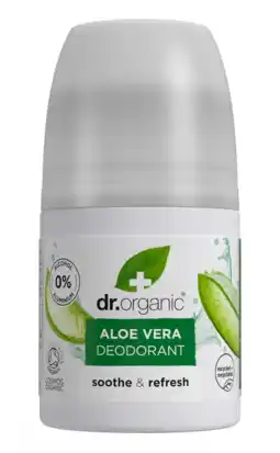 De Online Drogist Dr Organic Aloe Vera Deodorant Roller 50ML aanbieding