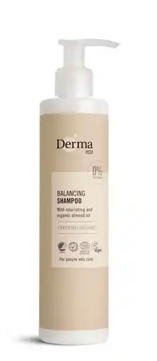 De Online Drogist Derma Eco Balancing Shampoo 250ML aanbieding