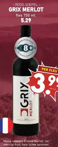 De Boerenschuur Grix merlot aanbieding