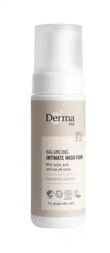 De Online Drogist Derma Eco Balancing Intimate Wash Foam 150ML aanbieding