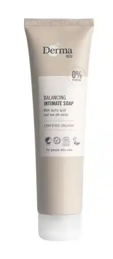 De Online Drogist Derma Eco Balancing Intimate Soap 150ML aanbieding