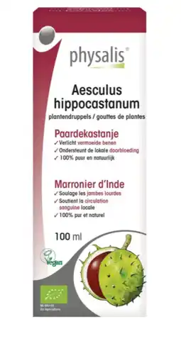 De Online Drogist Physalis Aesculus Hippocastanum Druppels 100ML aanbieding
