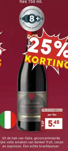 De Boerenschuur Bailone appassimento aanbieding