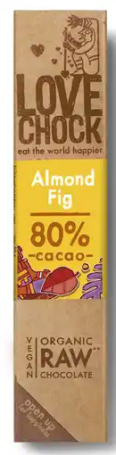 De Online Drogist Lovechock Almond Fig 40GR aanbieding