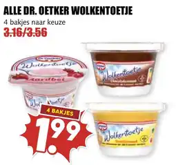 De Boerenschuur Dr. Oetker Wolkentoetje aanbieding