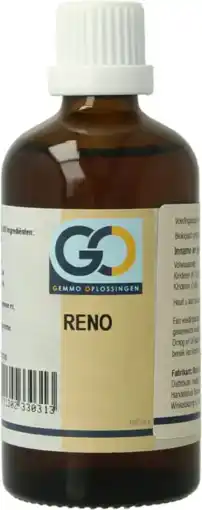 De Online Drogist GO Gemmo Oplossingen Reno Bio Tinctuur 100ML aanbieding